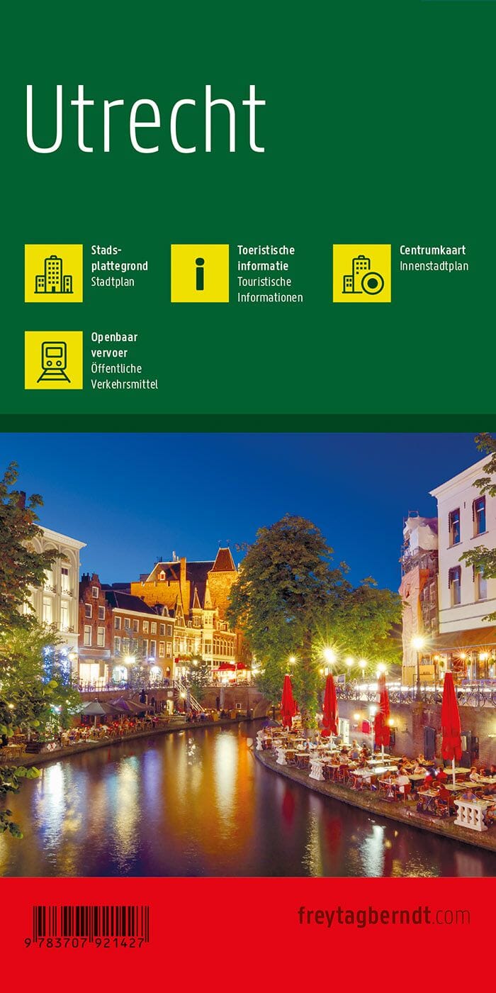 Plan détaillé - Utrecht | Freytag & Berndt carte pliée Freytag & Berndt 