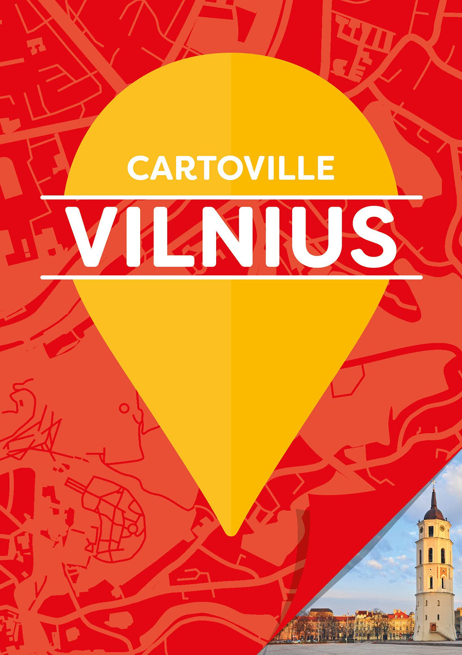 Plan détaillé - Vilnius | Cartoville carte pliée Gallimard 