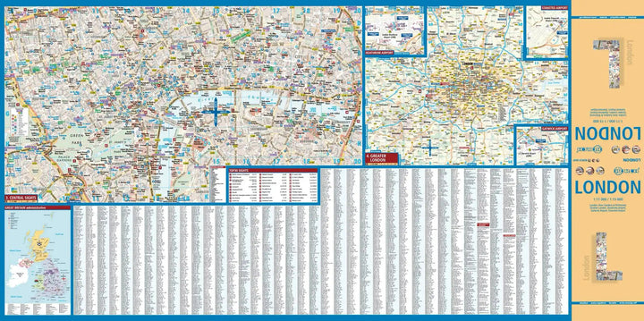 Plan plastifié - Londres | Borch Map carte pliée Borch Map 