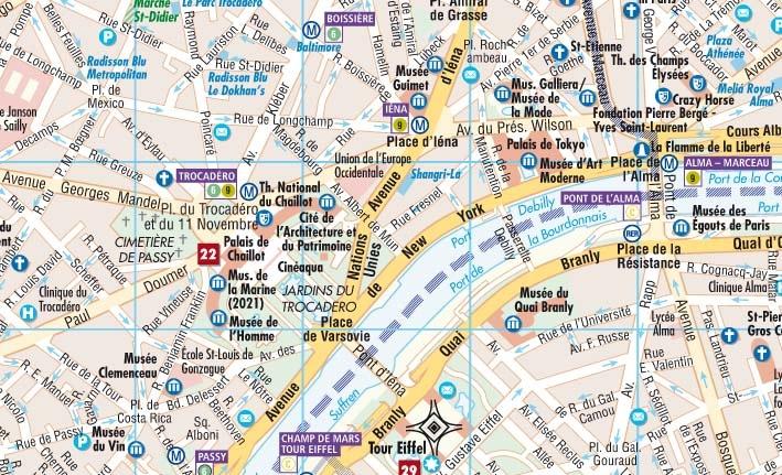 Plan de Paris – plastifié | Borch Map - La Compagnie des Cartes