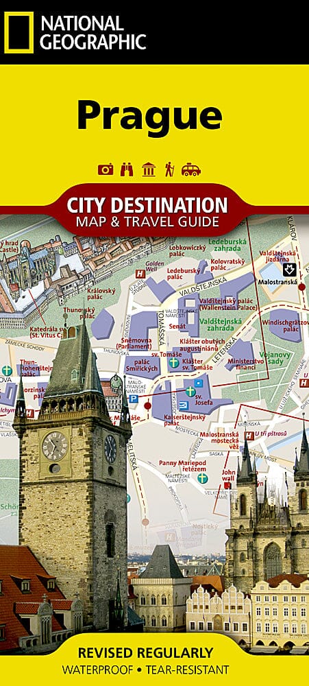 Prague - République Tchèque DestinationMap | National Geographic Maps carte pliée National Geographic 