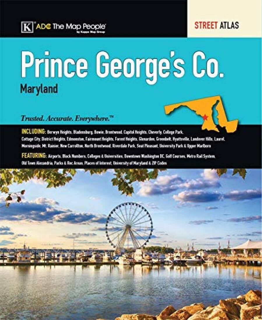 Prince George's County - MD - Street Atlas | Kappa Map Group atlas Kappa Map Group 