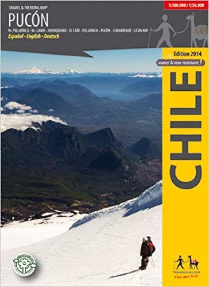 Pucon - Chile - Travel & Trekking Map | Trekking Chile Hiking Map 