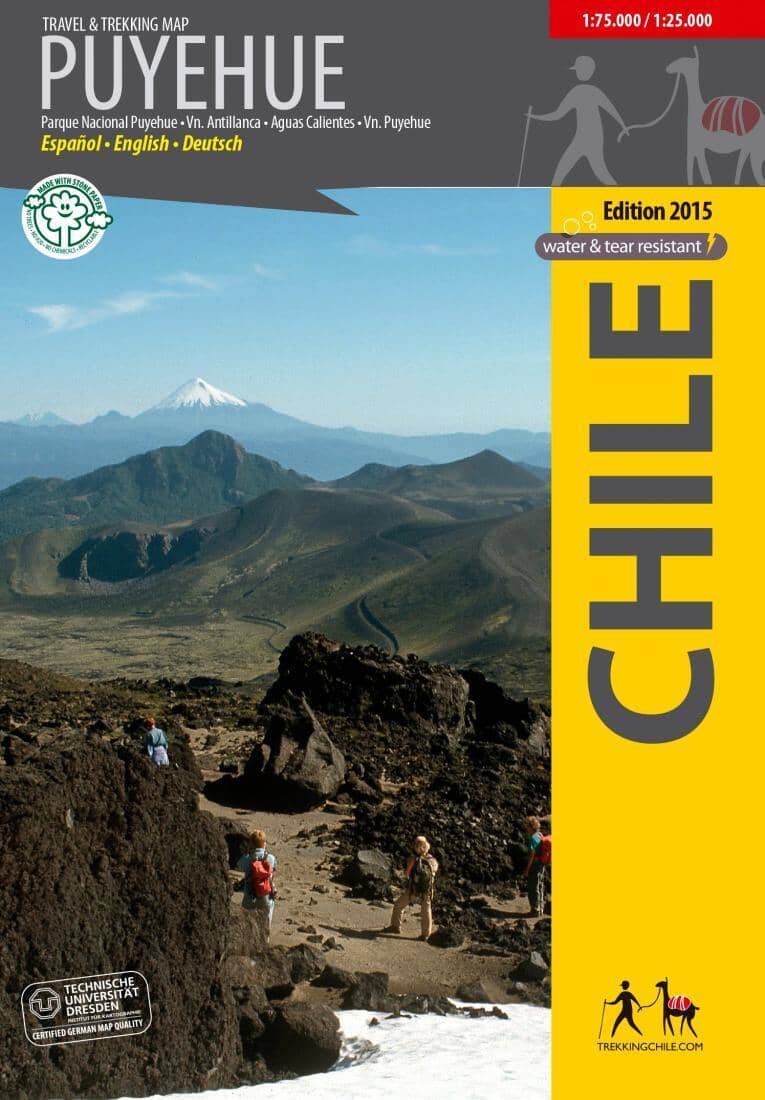 Puyehue | Trekking Chile Hiking Map 