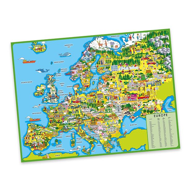 Puzzle (250 pièces) - Amazing Europe (en anglais) | Robert Frederick puzzle Robert Frederick 