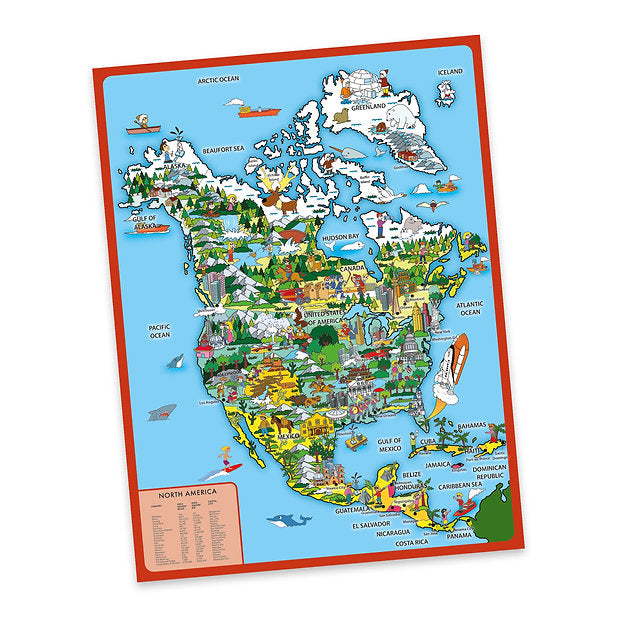 Puzzle (250 pièces) - Amazing North America (en anglais) | Robert Frederick puzzle Robert Frederick 