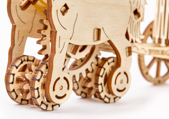 Puzzle en bois et en 3 D - Chariot romain | Wooden City puzzle Wooden City 