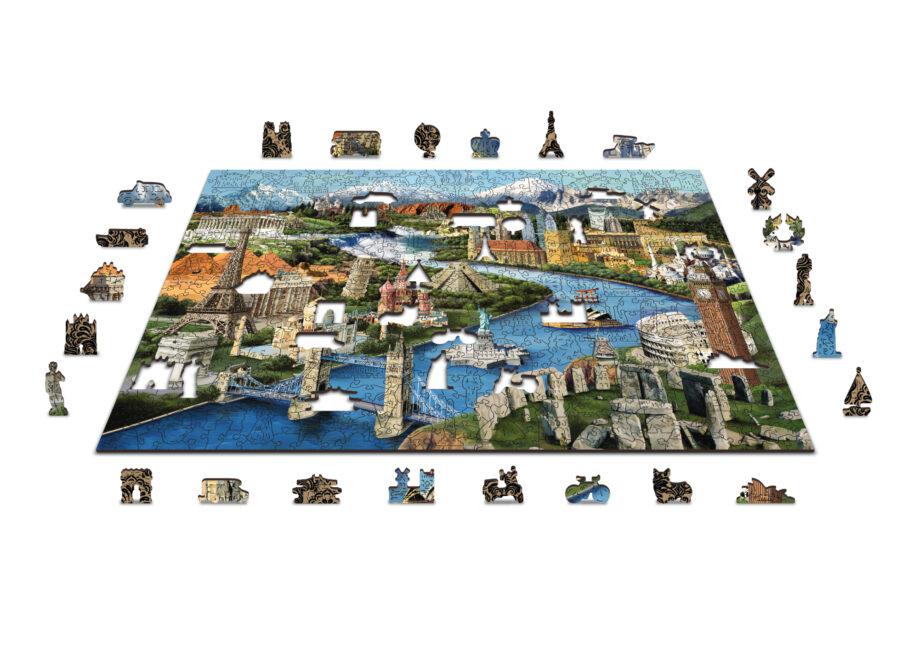 Puzzle en bois - Monuments célèbres | Wooden City puzzle Wooden City 
