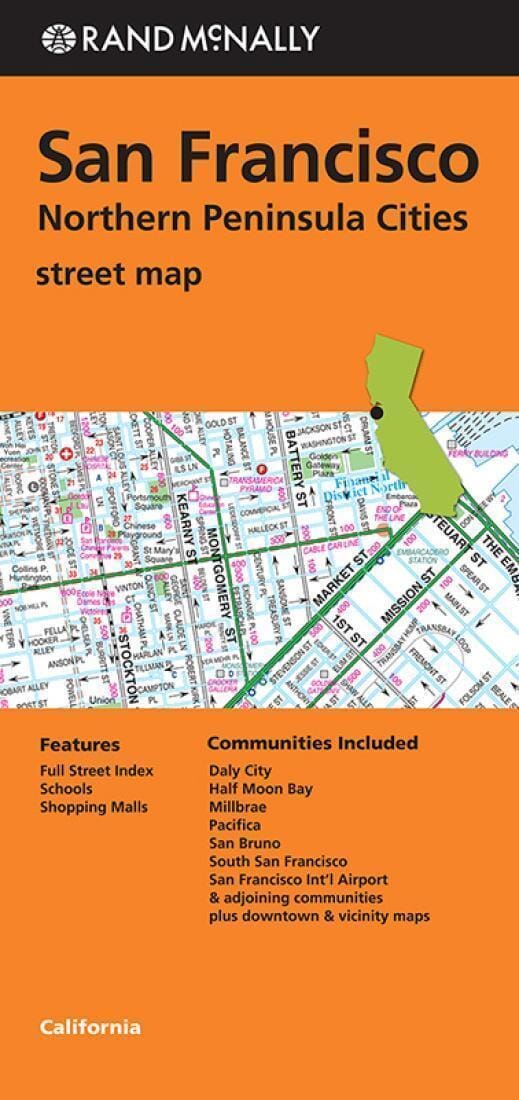 San Francisco and the Northern Peninsula Cities by Rand McNally