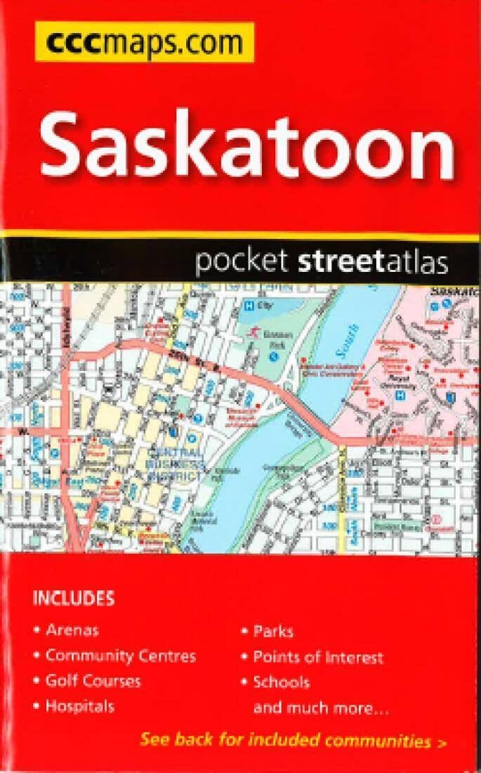 Saskatoon SK, Pocket Street Atlas by Canadian Cartographics Corporation