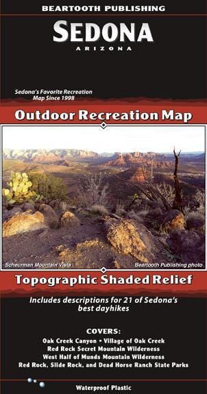 Sedona - Arizona | Beartooth Publishing Hiking Map 
