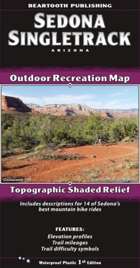 Sedona Singletrack - AZ | Beartooth Publishing Hiking Map 