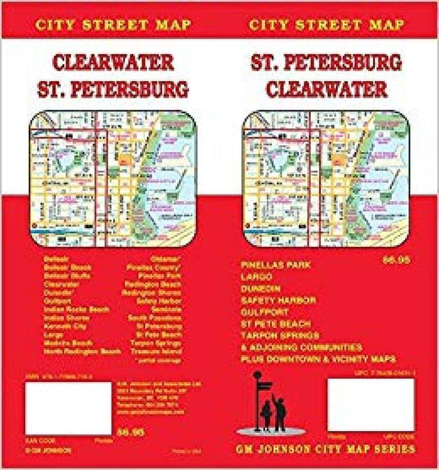 St. Petersburg And Clearwater, Florida | GM Johnson Road Map 