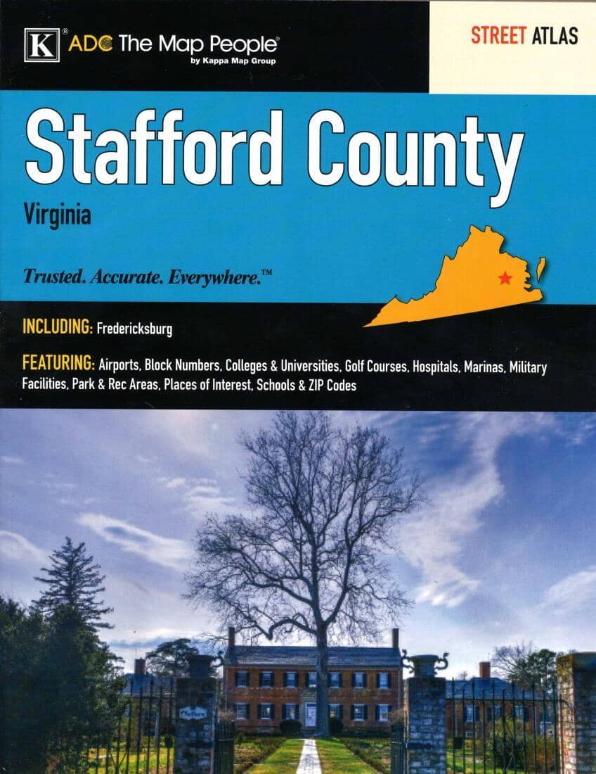 Stafford County - VA Street Atlas | Kappa Map Group Atlas 