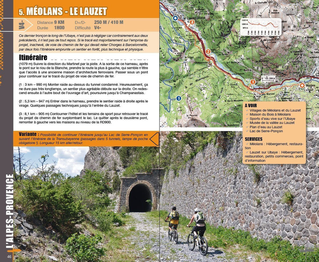 Topoguide cyclo - Alpes de Haute-Provence - Itinérance | VTOPO guide vélo VTOPO 