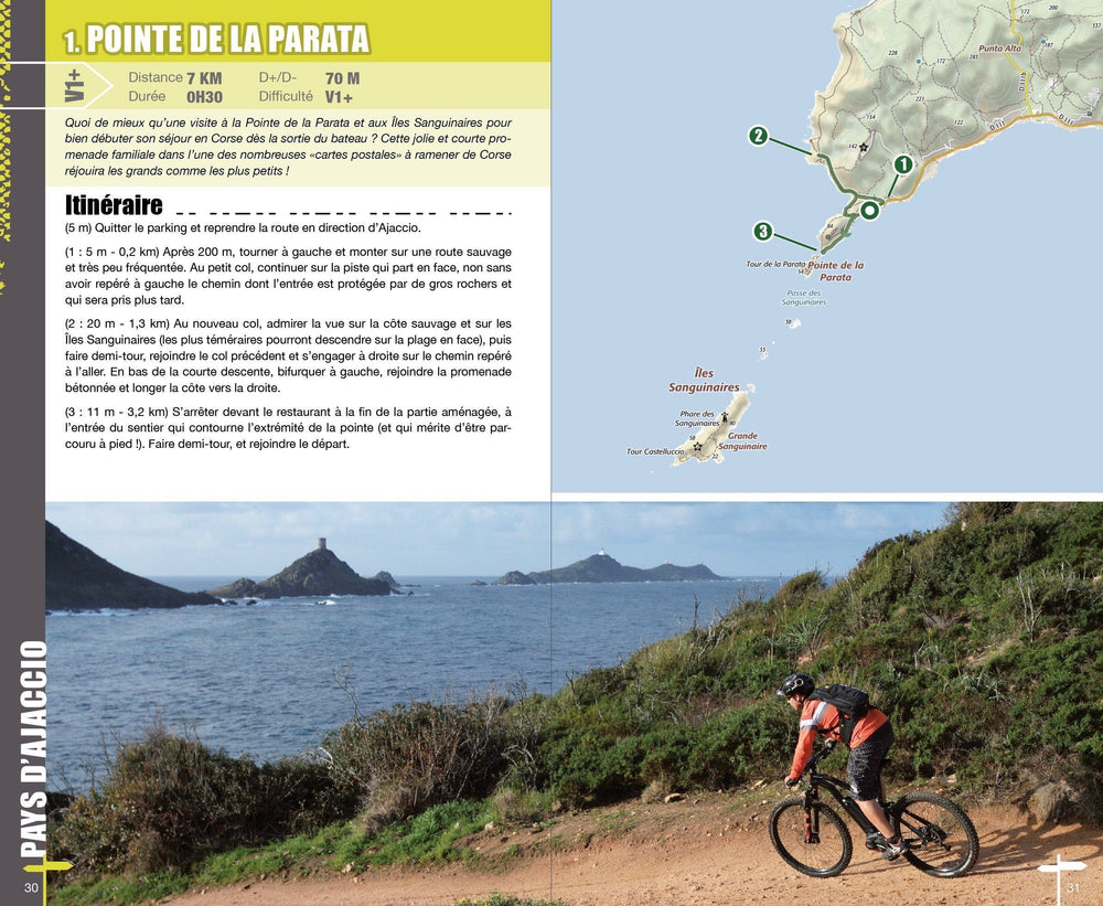 Topoguide cyclo - Corse : 50 itinéraires VTT | VTOPO guide vélo VTOPO 