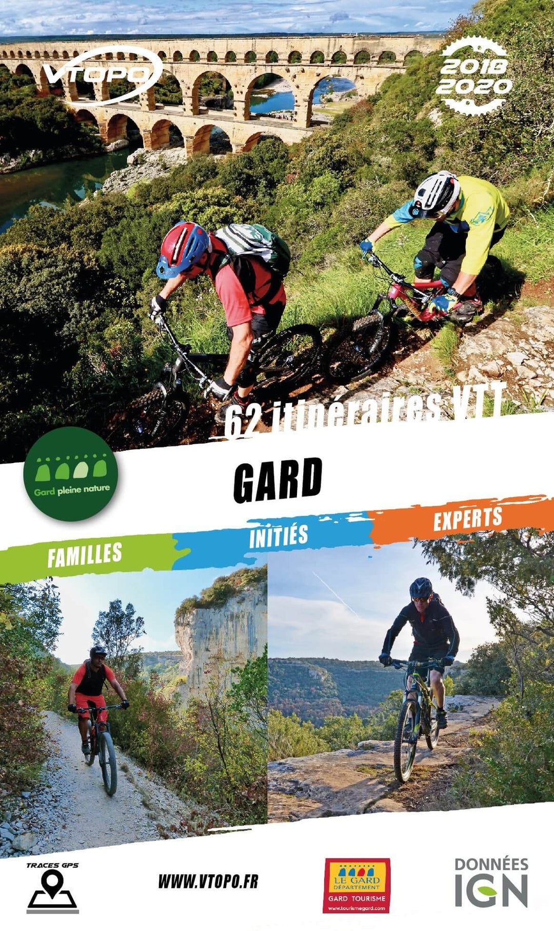 Topoguide cyclo - Gard : 62 itinéraires VTT | VTOPO guide vélo VTOPO 