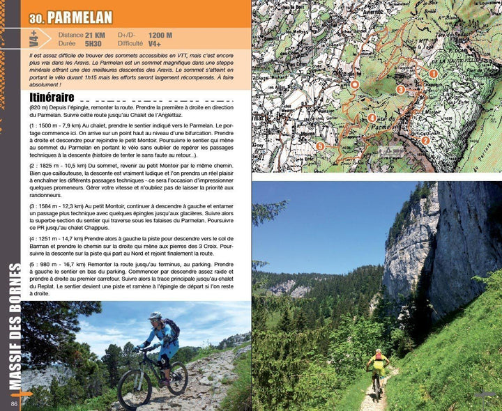 Topoguide cyclo - Haute-Savoie T1 : 49 itinéraires VTT | VTOPO guide vélo VTOPO 