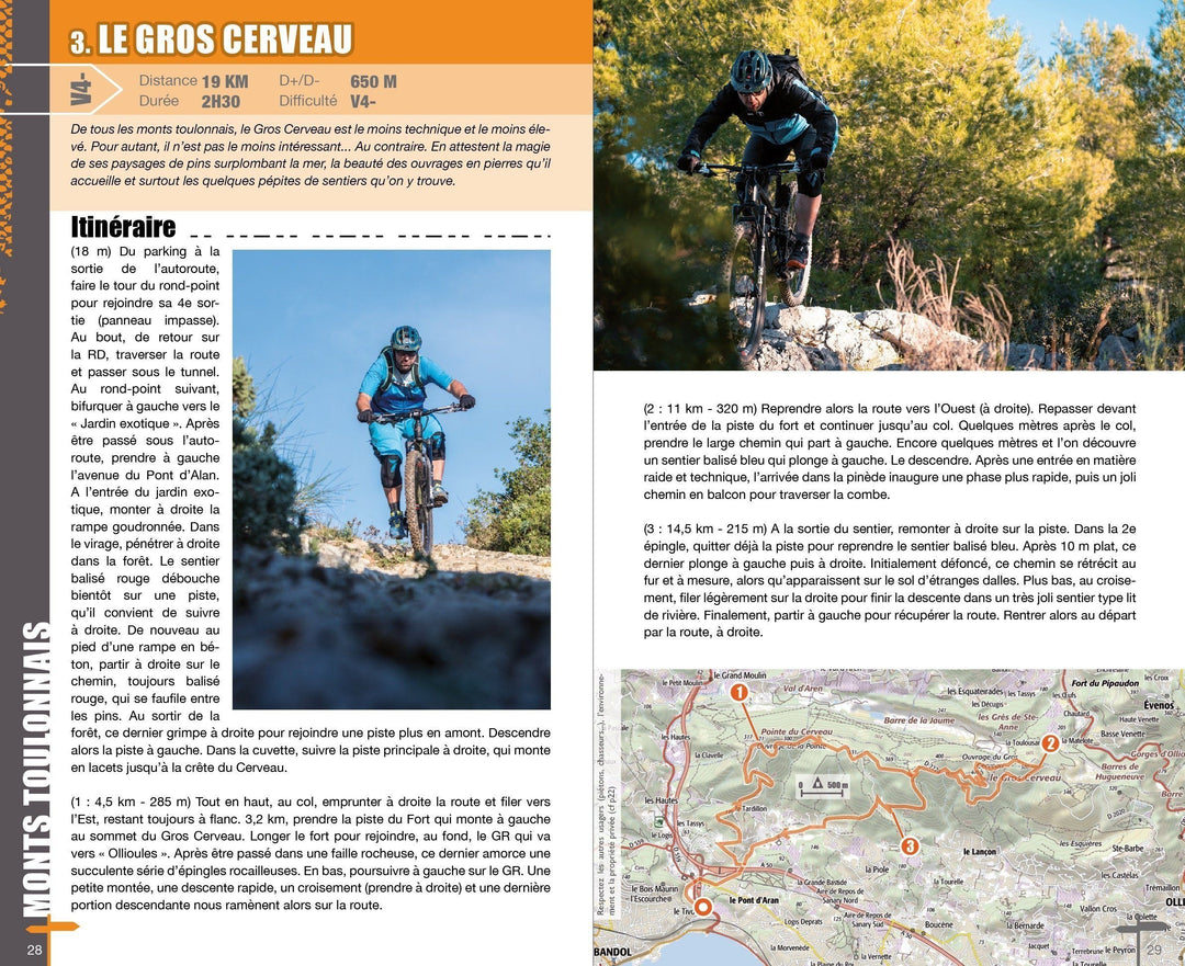 Topoguide cyclo - Var : 78 itinéraires VTT | VTOPO guide vélo VTOPO 