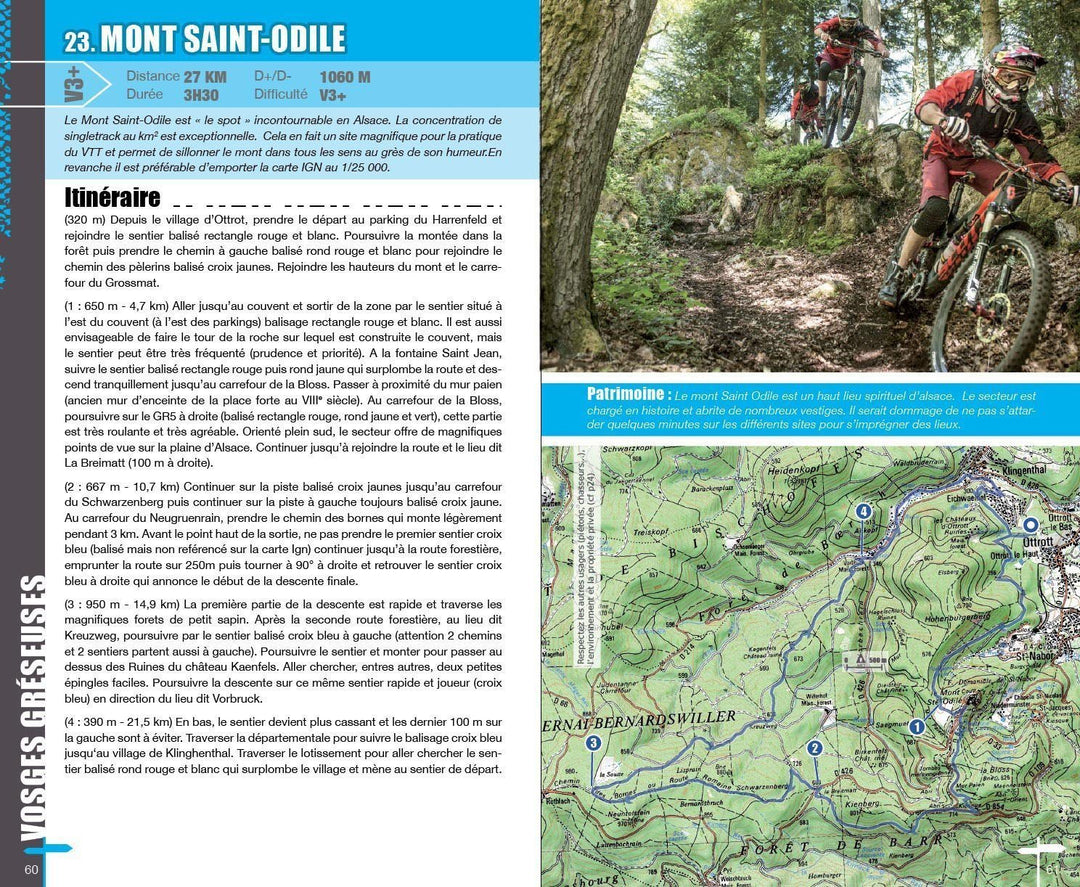 Topoguide cyclo - Vosges-Alsace : 79 itinéraires VTT | VTOPO guide vélo VTOPO 