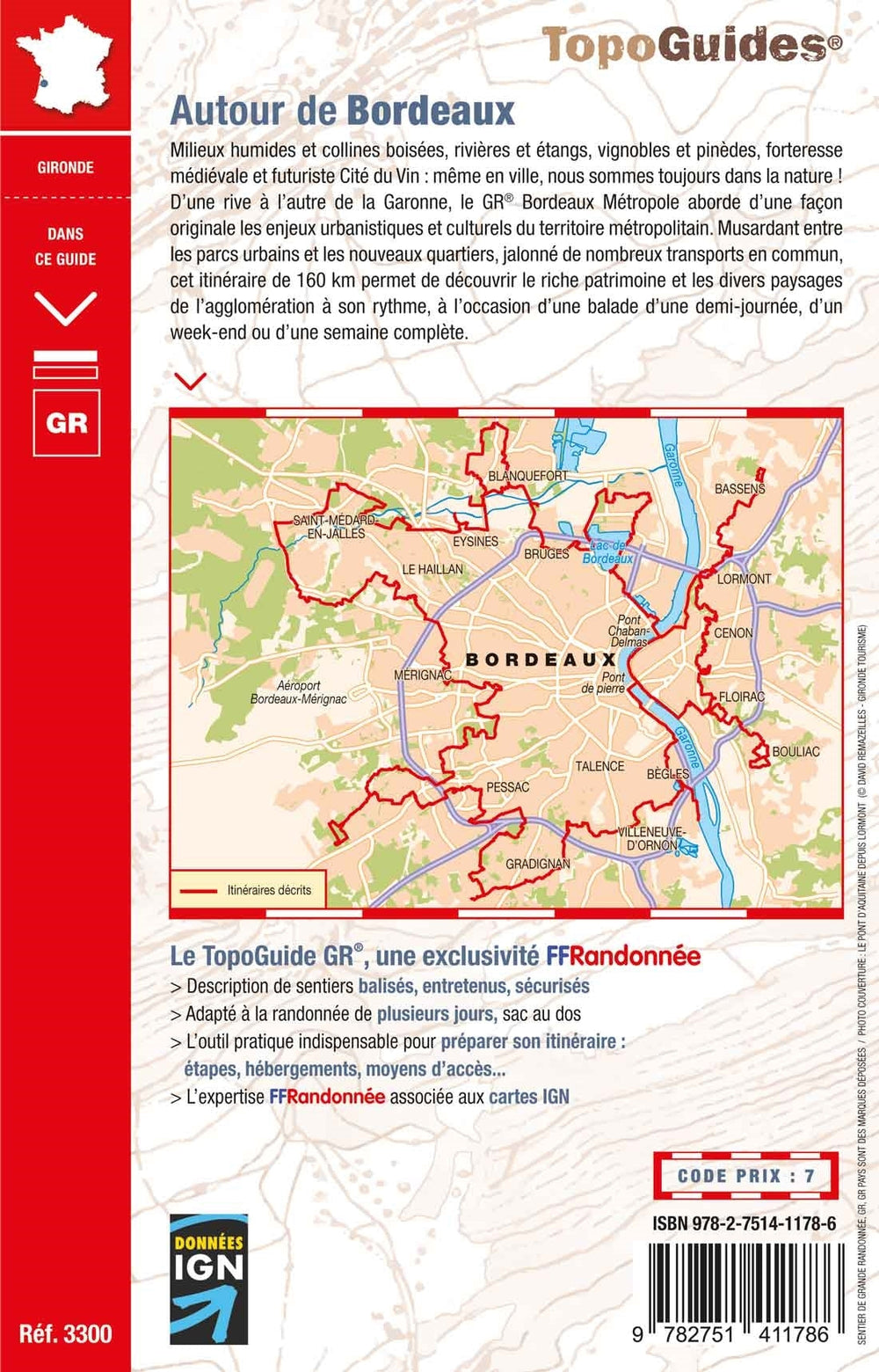 Topoguide de randonnée - Autour de Bordeaux | FFR guide de randonnée FFR - Fédération Française de Randonnée 