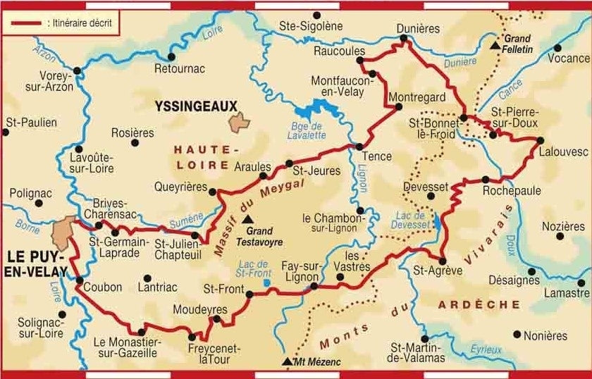 Topoguide de randonnée - Chemin de Saint-Régis, entre Velay et Vivarais - GR430 | FFR guide de randonnée FFR - Fédération Française de Randonnée 