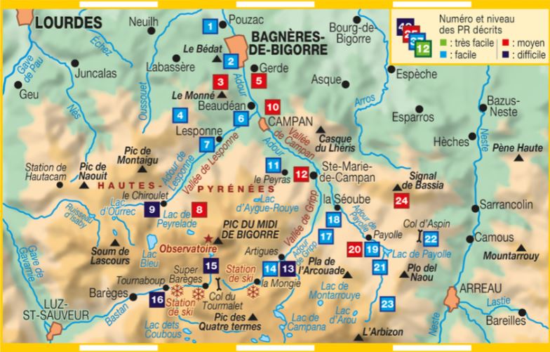 Topoguide de randonnée - Grand Tourmalet, Pic du Midi...à pied | FFR guide de randonnée FFR - Fédération Française de Randonnée 