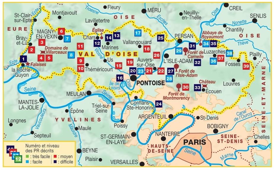 Topoguide de randonnée - Le Val d'Oise à pied | FFR guide de randonnée FFR - Fédération Française de Randonnée 