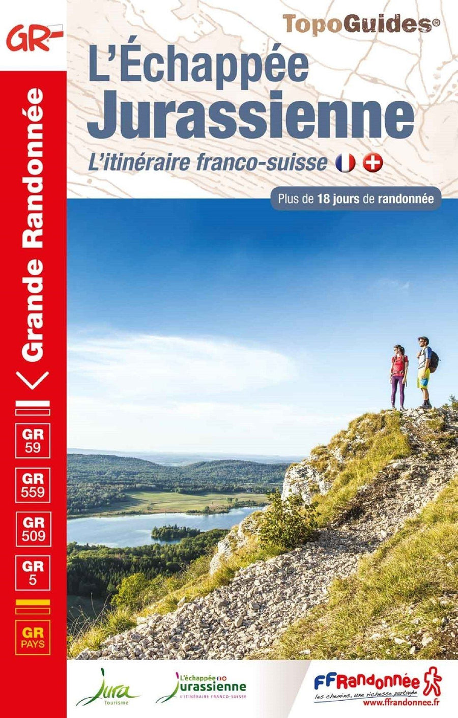 Topoguide de randonnée - L'échappée Jurassienne GR59, 59A, 559, 509 | FFR guide de randonnée FFR - Fédération Française de Randonnée 