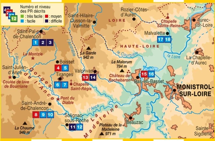 Guide de randonnée - Rochebaron à Chalencon | FFR - La Compagnie des Cartes