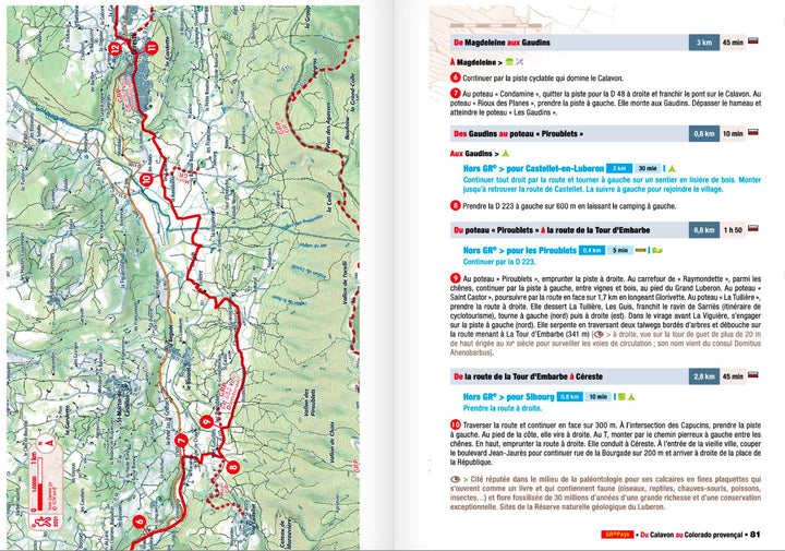 Topoguide de randonnée - Tours dans le Luberon et les Monts de Vaucluse | FFR guide de randonnée FFR - Fédération Française de Randonnée 