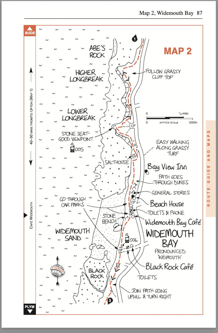Topoguide de randonnées (en anglais) - Cornwall Coast Path | Trailblazer guide de conversation Trailblazer 