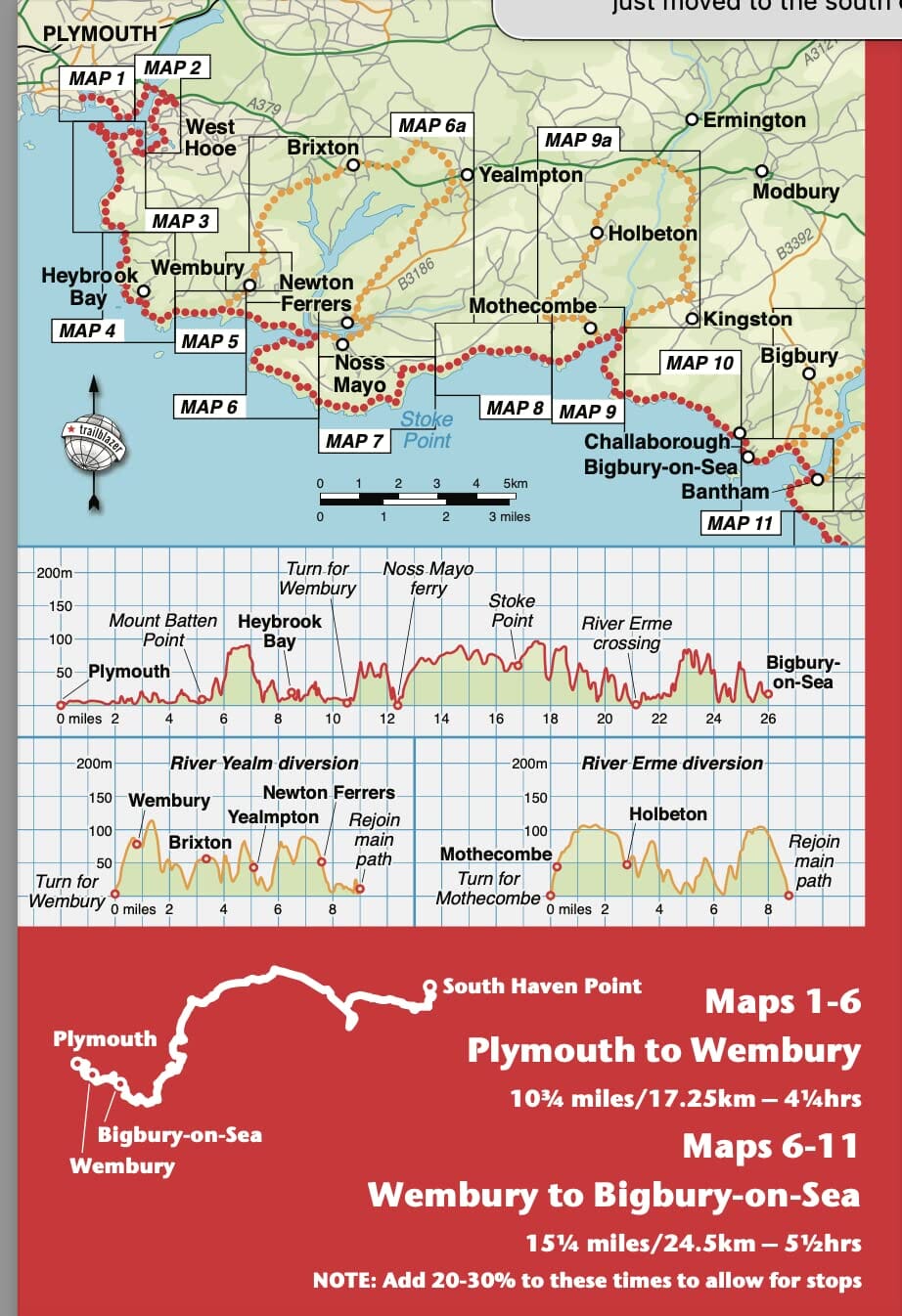 Topoguide de randonnées (en anglais) - Dorset & South Devon | Trailblazer guide de randonnée Trailblazer 