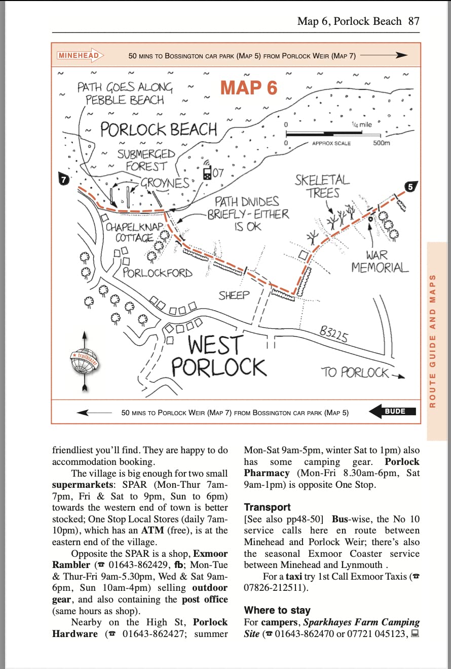 Topoguide de randonnées (en anglais) - Exmoor & North Devon Coast Path | Trailblazer guide de randonnée Trailblazer 
