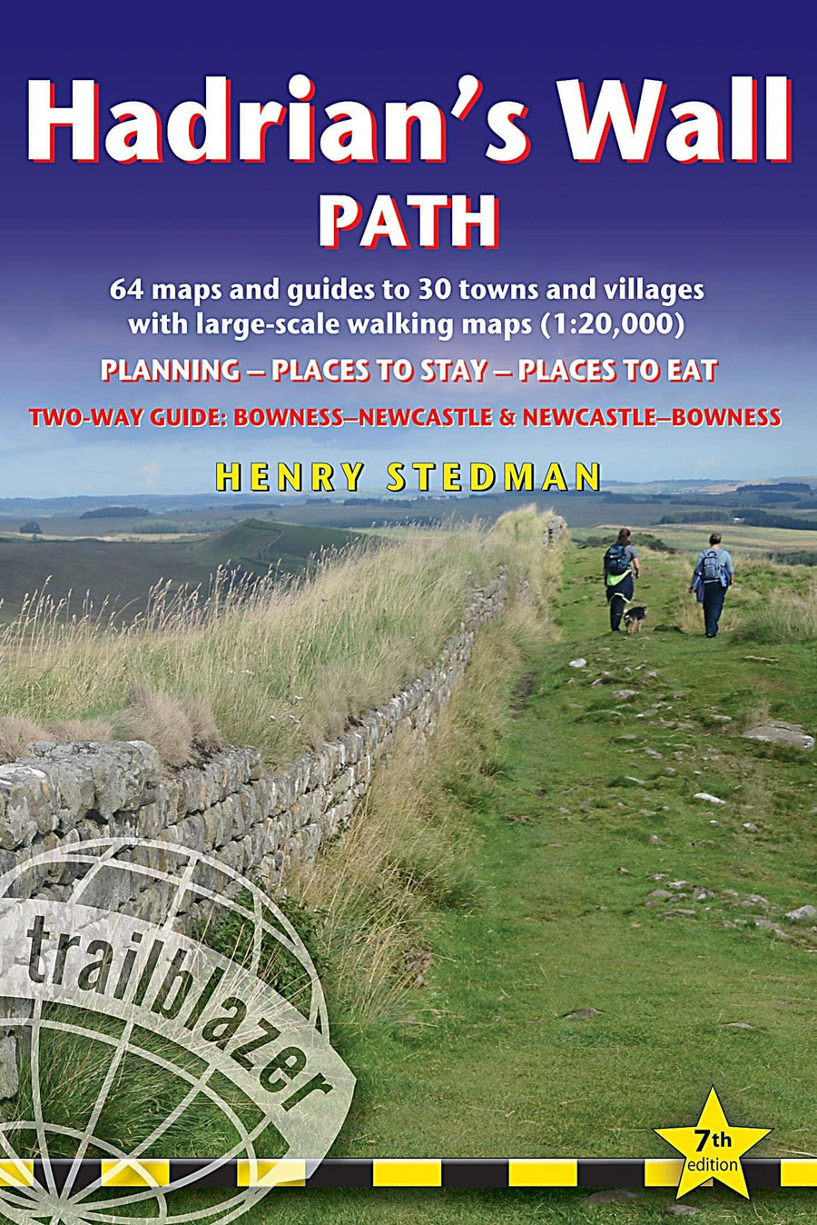 Topoguide de randonnées (en anglais) - Hadrian's Wall Path | Trailblazer guide petit format Trailblazer 