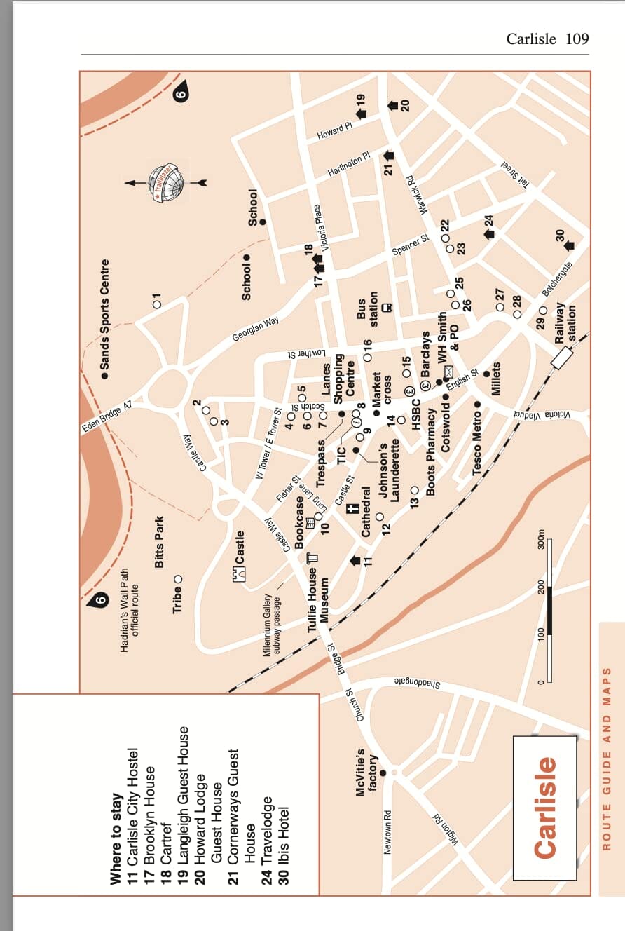 Topoguide de randonnées (en anglais) - Hadrian's Wall Path | Trailblazer guide petit format Trailblazer 