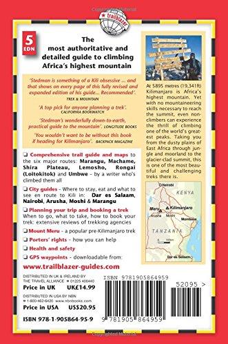 Topoguide de randonnées (en anglais) - Kilimanjaro trekking guide (Mount Meru included) | Trailblazer guide de randonnée Trailblazer 