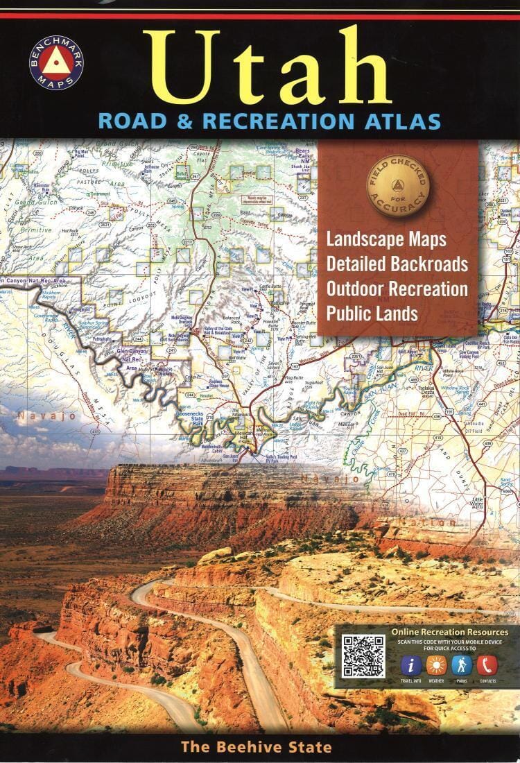 Utah Road and Recreation Atlas | Benchmark Maps Atlas 