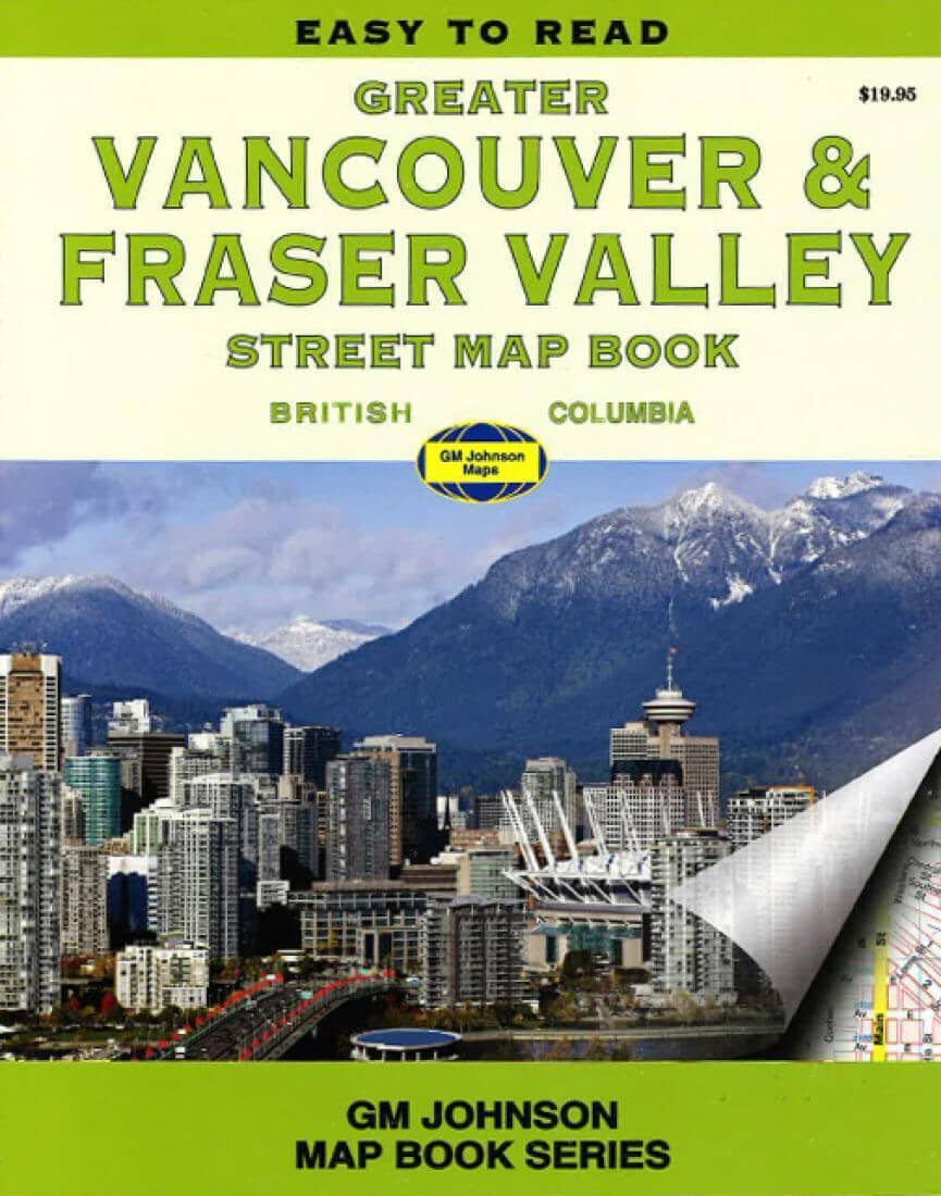 Vancouver & Fraser Valley - British Columbia Map Book | GM Johnson Atlas 