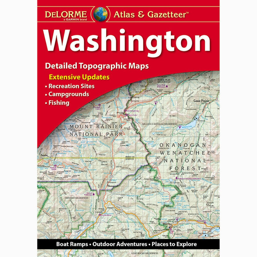 Washington State Atlas and Gazetteer | DeLorme atlas 