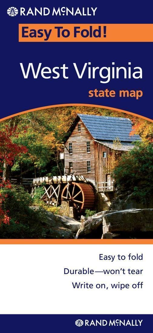 West Virginia, Easy to Fold by Rand McNally