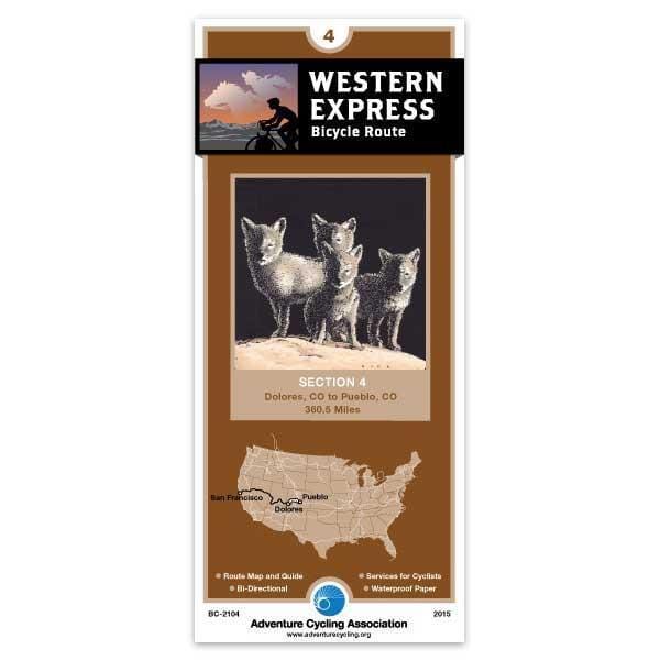 Western Express Bicycle Route Section 4 Adventure Cycling Association | Adventure Cycling Association Bicycle Map 