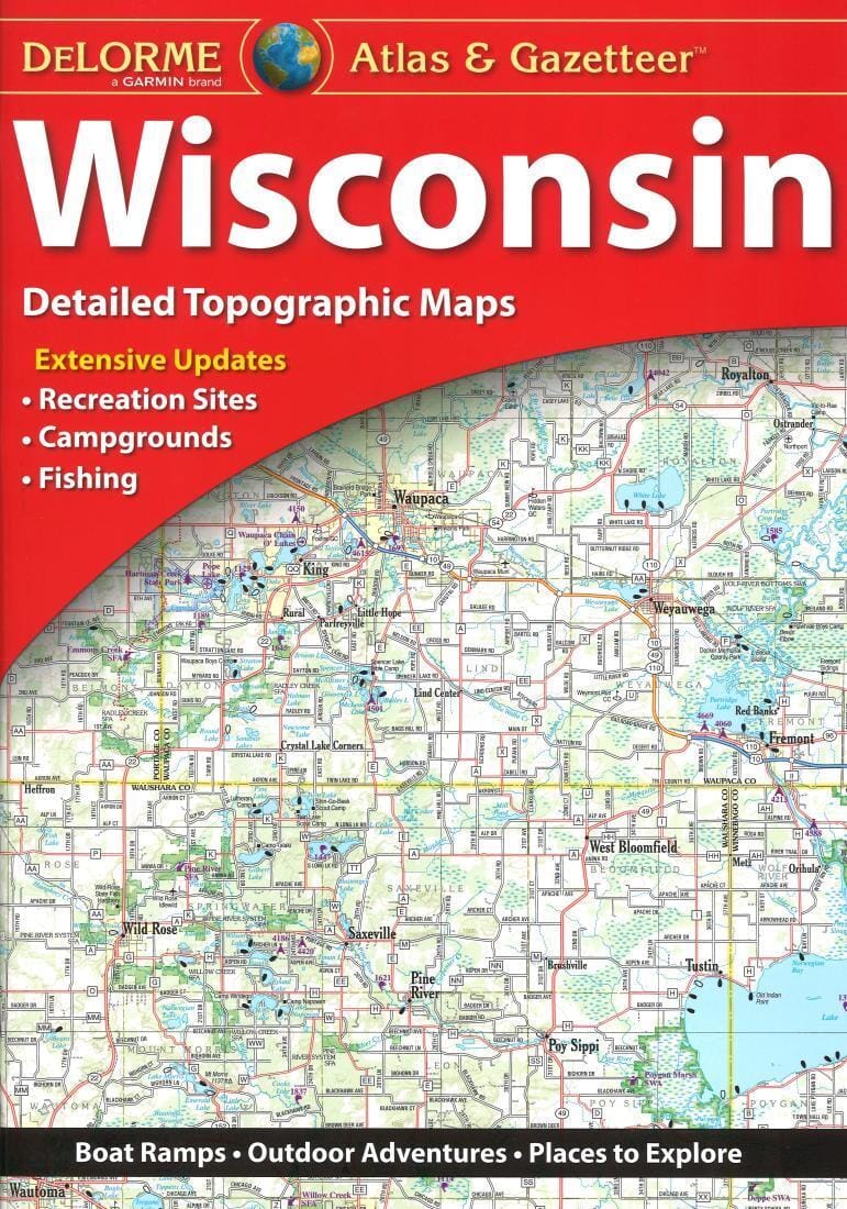 Wisconsin - Atlas and Gazetteer | DeLorme Atlas 