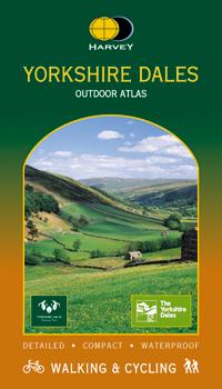 Yorkshire Dales outdoor atlas | Harvey Maps - Outdoor atlas carte pliée Harvey Maps 