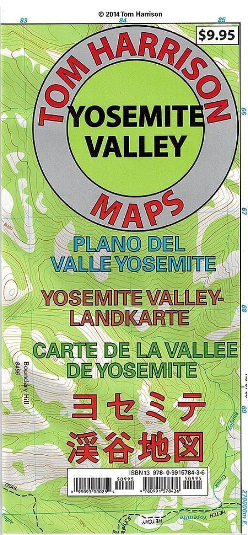 Yosemite Valley, California by Tom Harrison Maps
