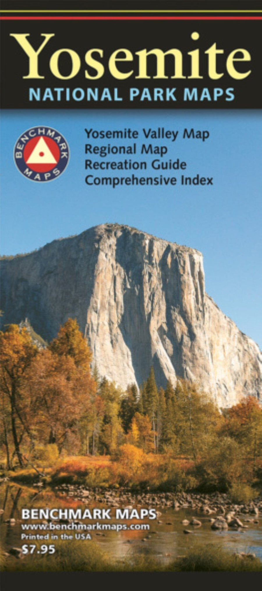 Yosemite National Park Area, California | Benchmark Maps atlas 